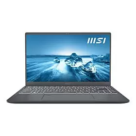 Msi Prestige 14 EVO A12M-Carbon ( Intel Core i5-1240P 1.7GHz CPU, 16GB RAM, 512GB M.2 SSD, 14" IPS FHD, Win11 Home ) Gray-Black Laptop | 9S7-14C612-208