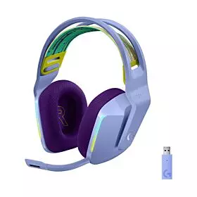 Logitech G733 LightSpeed Wireless RGB Gaming Headset - Lilac | 981-000890