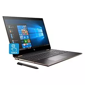 HP Spectre x360 15 - DF0006NE Home Notebook PCs Intel Core i7-8750H - 2.2 GHz, 16 GB RAM, 512 SSD, 15.6 UHD TOUCH FLIP, 4 GB GTX1050TI Graphics, BT+CAM+FP, WINDOWS 10, 1 Year Int’l Warranty - Black | 6RV51EA
