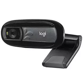 Logitech C170 HD XVGA (1024 x 768) Built-in mic 5 megapixels, Webcam - Black | 960-001066