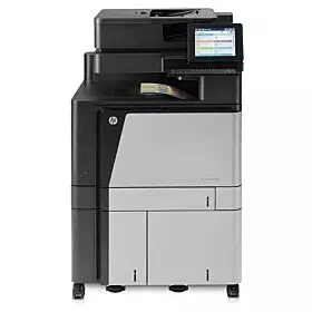 HP Color LaserJet Enterprise flow M880z+ Laser Multifunction Printer - White / Black | A2W76A