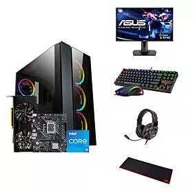 Eid Gaming Bundle (Patriot Gaming PC, Asus VG278QR Monitor, Redragon Gaming Keyboard & Mouse & Headset & Mouse Pad)