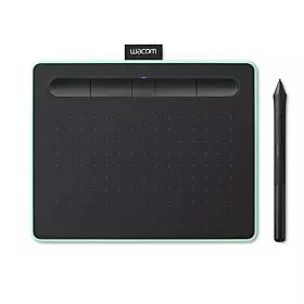 Wacom Intuos S 2540 lpi USB/Bluetooth Graphic Tablet - Black / Green | CTL-4100WLE-N