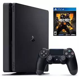 Sony PlayStation 4 PS4 Slim 500GB Gaming Console with Call of Duty Black OPS IIII - Black