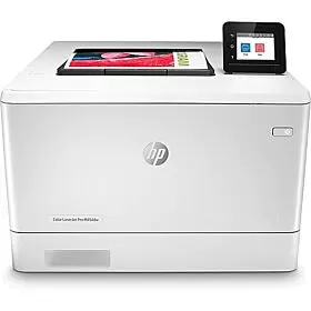 HP LaserJet Pro M454dw Wireless Color Laser Printer with Duplexing - White | W1Y45A