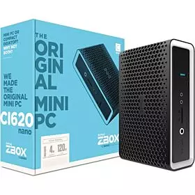 Zotac Zbox CI620 Nano Plus Mini Desktop Computer | ZBOX-CI620NANO-BE