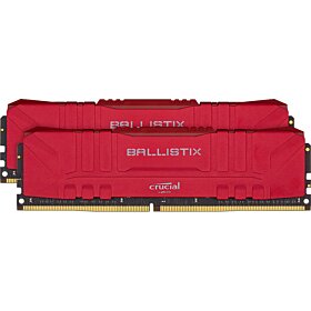 Crucial Ballistix 16 (2x8GB) DDR4 3200 MHz Desktop Gaming Memory - Red 