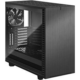 Fractal Define 7 Gray Solid Mid Tower Case with Light Tempered Glass