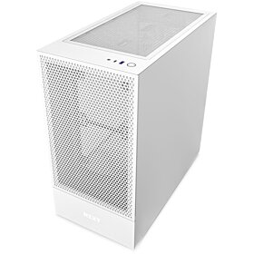 NZXT H5 Flow Compact Mid-Tower Airflow Case - White