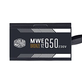 Cooler Master MWE 650 Bronze 230 - V2  650W  Non-Modular PSU | MPE-6501-ACABW-B