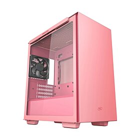 DeepCool Macube 110 Tempered Glass MidTower Micro ATX Case - Pink  | R-MACUBE110-PRNGM1N-A-1