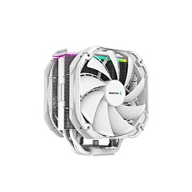 DeepCool AS500 Plus CPU Air Cooler - White | R-AS500-WHNLMP-G 