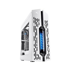 DEEPCOOL GENOME II The Upgraded worldwide first unique gaming case with integrated 360mm liquid cooling system White case with Blue helix | DP-ATXLCS-GEN-WHBL3