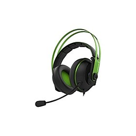 ASUS Cerberus V2 Gaming Headset with 53 mm Essence Drivers for PC, PS4, Xbox, Mac and Mobile Devices, Green | 90YH018G-B1UA00