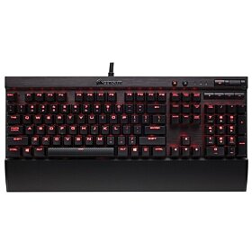 Corsair Gaming K70 LUX Mechanical Keyboard Backlit Red LED Cherry MX Red | CH-9101020-NA
