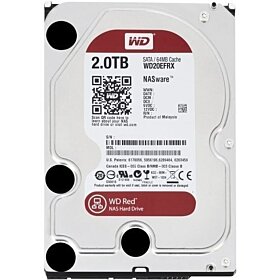 WD Red 2TB NAS Hard Disk Drive - 5400 RPM Class SATA 6Gb/s 64MB Cache 3.5 Inch | WD20EFRX
