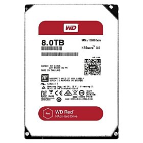 WD Red 8TB NAS Hard Disk Drive - 5400 RPM Class SATA 6 Gb/s 128MB Cache 3.5 Inch | WD80EFZX