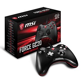 MSI Force GC20 Wired USB PC / PS3 / Android Gaming Controller | S10-0400010-EC4