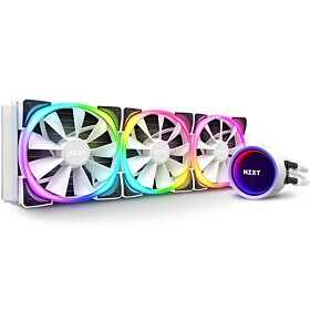 Kraken X73 White 360mm With RGB Fans CPU Liquid Cooler | RL-KRX73-RW