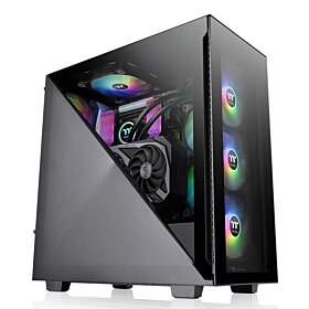 Thermaltake Divider 300 TG ARGB Mid Tower Chassis - Black | CA-1S2-00M1WN-01 