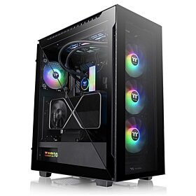 Thermaltake Divider 500 TG Black ARGB Mid Tower Chassis | CA-1T4-00M1WN-01