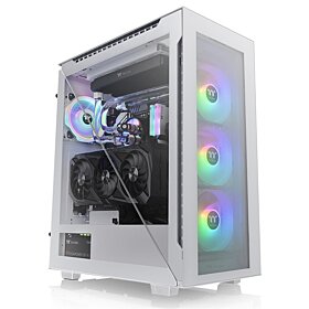 Thermaltake Divider 500 TG Snow ARGB Mid Tower Chassis | CA-1T4-00M6WN-01
