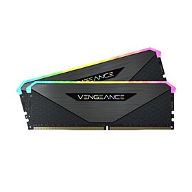 Corsair Vengance RGB RT 64GB (2x32) DDR4 DRAM 3600MHz C18 Memory Kit – Black | CMN64GX4M2Z3600C18 