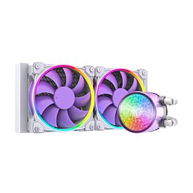 ID-Cooling PINKFLOW 240 Diamond Purple Edition CPU Liquid Cooler | CLR-0061-PURPLE