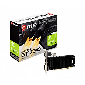 Msi GeForce GT 730 OC 2GB DDR3 Low Profile Graphics Card | N730K-2GD3H/LPV1
