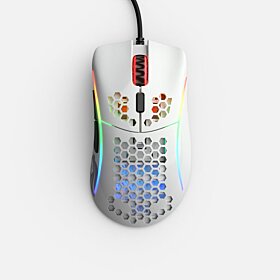 Glorious Model D Minus Gaming Mouse - Glossy White  | GLO-MS-DM-GW