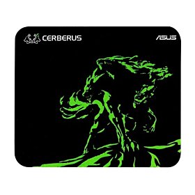 ASUS Cerberus Mat Mini Gaming Mouse Pad Green with Consistent Surface Texture and Non-Slip Rubber | CERBERUS MAT GRN