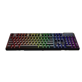 ASUS Cerberus Mech RGB Keyboard mechanical gaming keyboard with RGB backlit effects, 100% anti-ghosting N-key rollover (NKRO), and dedicated hot keys for gaming shortcuts | Cerberus Mech