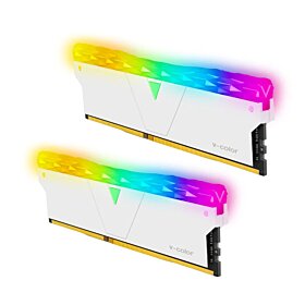 V-Color Prism Pro 16GB DDR4 RGB 3600 MHZ Gaming Memory - White | TL8G36818D-E6PRWWK