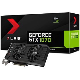 PNY GeForce® GTX 1070 8GB XLR8 OC GAMING TWIN FAN | KF1070GTXXR8GEPB