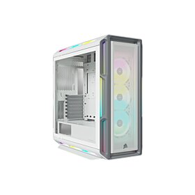 Corsair iCUE 5000T RGB Tempered Glass Mid-Tower Smart Case - White | CC-9011231-WW