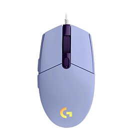 Logitech G203 LightSync RGB 6 Button Gaming Mouse - Lilac | 910-005853