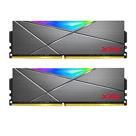 XPG Spectrix D50 16GB (2x8GB) 3200MHZ RGB DDR4 Memory - Gray | AX4U32008G16A-DT50