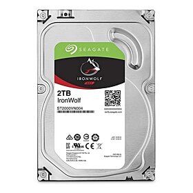 Seagate 2TB IronWolf NAS SATA Hard Drive 6Gb/s 256MB Cache 3.5-Inch Internal Hard Drive for NAS Servers, Personal Cloud Storage | ST2000VN004