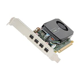PNY NVIDIA Quadro NVS 510 2GB GDDR3 4-Mini DisplayPort Low Profile PCI-Express Video Card | VCNVS510DVI-PB 