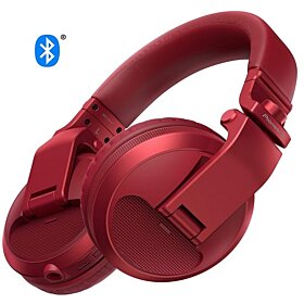Pioneer HDJ-X5BT Over-ear DJ headphones with Bluetooth wireless technology (red) | HDJ-X5-BT-R