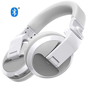 Pioneer HDJ-X5BT Over-ear DJ headphones with Bluetooth wireless technology (white) | HDJ-X5BT-W