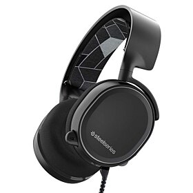 SteelSeries 61433 Arctis 3 All-Platform Gaming Headset for PC, PlayStation 4, Xbox One, Nintendo Switch, VR, Android and iOS - Black | 61433 