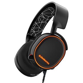 SteelSeries Arctis 5 RGB Illuminated Gaming Headset with DTS Headphone:X 7.1 Surround for PC, PlayStation 4, VR, Android and iOS - Black  | 61443
