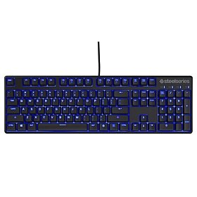 SteelSeries Apex M500 Illuminated Mechanical Gaming Keyboard - Cherry MX Red Switch - Blue LED Backlit - Media Controls - Steel Back Plate | 64490