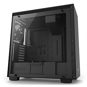 NZXT H700 Matte Black SECC Steel and Tempered Glass ATX Mid Tower Computer Case | CA-H700B-B1 