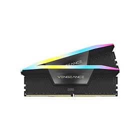 Corsair Vengeance RGB 32GB (2x16GB) 5200MHz DDR5 Memory Kit - Black | CMH32GX5M2B5200C40 