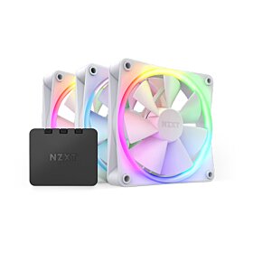 NZXT F120 RGB 120mm RGB White Triple Fan | RF-R12TF-W1