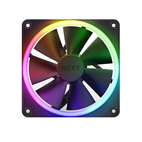 NZXT F140 RGB 140mm RGB Black Single Fan | RF-R14SF-B1