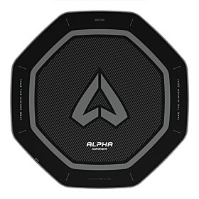 Alpha Gamer Octan Gaming Floor Matt - Black | AGOCTANBK