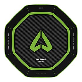 Alpha Gamer Octan Gaming Floor Matt - Green | AGOCTANGRN